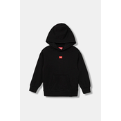 Otroški bombažen pulover Diesel SXGINHOOD OVER SWEAT-SHIRT