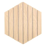 Atmosphera Set dekorativnih zidnih panela Colva Hexagon, 30x26 cm, Bež, 3 komada