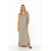 Makadamia Womans Dress M830 Dark