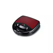 Brock Aparat za sendvice SGM2002RD, 750W, Crveno-crni
