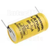 baterija Litium 3V 1,2Ah za PCB, 2 pina, Panasonic