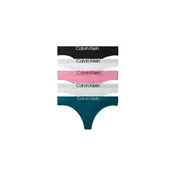 Calvin Klein Underwear Tangice petrol/pastelno zelena/svetlo roza/črna/bela