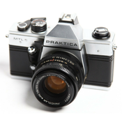 Praktica MLT 5 + MC Carl Zeiss Pentacolar auto 50mm f/1.8, rabljen