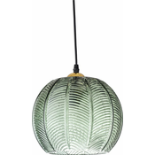 Zelena viseća svjetiljka sa staklenim sjenilom o 22 cm Adar – Bloomingville