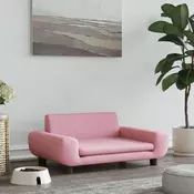 Vidaxl vidaXL Pasja postelja, roza, 70x45x33 cm, žamet