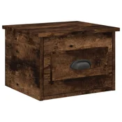 Vidaxl vidaXL Stenska nočna omarica dimljen hrast 41,5x36x28 cm