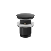 Sapho - Click-Clack odtok za umivalnik, premer 6,7 cm, mat črna