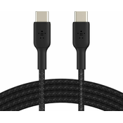 BELKIN Kabel USB-C v USB-C 18 W, pleten najlon, 1 m polnjenja, (20524340)