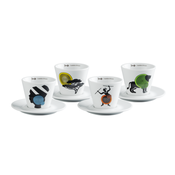 Dimello ETHIOPIA Cuptales Set šoljica za cappucinno, 4 šoljice, 150ml
