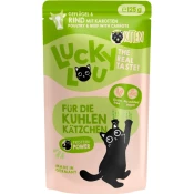 Lucky Lou Life Stage Pouch mačja hrana Kitten - perutnina in govedina - 125 g