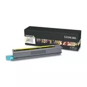 X925H2YG - Lexmark Toner, Yellow, 7.500 pages