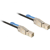 Delock Priključni kabel za tvrdi disk [1x Mini-SAS utikač (SFF-8644) - 1x Mini-SAS utikač (SFF-8644)] Delock 2 m crna