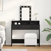 Toaletni stol Crna 100 x 41 x 140 cm Konstruirano drvo