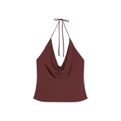 Bershka Top čokolada
