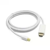 Kabal Mini DisplayPort M na HDMI M 1.8m beli