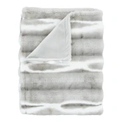 Svetlo siva odeja iz umetnega krzna 130x170 cm Flint – Catherine Lansfield