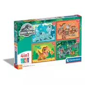 CLEMENTONI Puzzle Jurrasic World 4/1