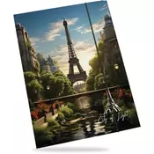Mapa z elastiko - A4, Paris