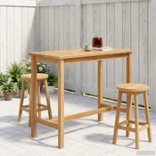 Stol za bar Prirodna 110 x 60 x 105 cm Masivni teak