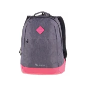 Školski ruksak Pulse Bicolor - Dark Gray-Pink