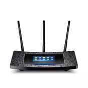 TP-Link Touch P5 Touch Screen Wi-Fi AC1900Mb/s Gigabit Router 700mW High Power Beamforming 802.11ac/a/b/g/n Dual Band, iOS Android ap, USB 3.0