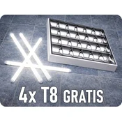 GTV Svetilka RASTRO 60cm + 4x LED cev - znižan paket! Barva světla: Dnevna bela [216785]