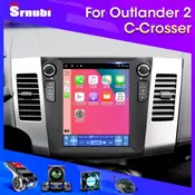 Srnubi Android 11.0 Car Radio For Mitsubishi Outlander 2 Citroen Crosser 2005-2013 Peugeot 4007 2 Din Carplay Stereo Multimedia