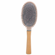 Generic Paddle krtača za lase z glavnikom z zračno blazino, masažna krtača za lasišče z lesenim ročajem za razčesavanje in glajenje las, primerna za vaš tip las, (21127234)