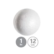 Krogla - polistiren 12 cm, 1 kos.