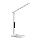 LED prigušiva lampa sa bežicnim QI punjenjem, displejom i USB portom LED/7W/230V 3000-6000K