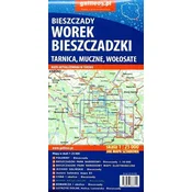 shumee Bieszczady - Worek Bieszczadzki 1:25.000. Laminirana turistična karta. Izdaja 2024/2025. Galilej