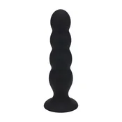 Gardj Europe Quad Rattle tekoči silikonski analni čep – XL – črn
