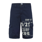 CAMP DAVID Cargo hlače, mornarsko plava / bijela