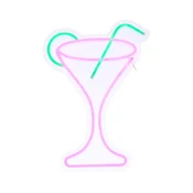 Atmosphera - LED neonska zidna dekoracija COCTAIL LED/5V
