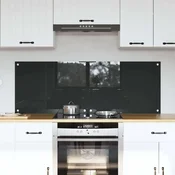 vidaXL Zaščita za kuhinjo 2 pcs Temno siva 70 x 50 cm kaljeno steklo