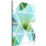 Slika - Geometric Palm (1 Part) Vertical 40x60