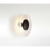 MARSET LED stenska svetilka Aura Plus O 25 cm On/Off, prosojna - Dnevna soba/jedilnica - Dizajn - prosojen - Plastika