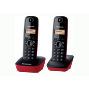 NEW Brezžični telefon Panasonic KX-TG1612SPR DECT Negro