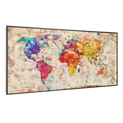 NA Wonderwall Air Art Smart, infrardeči grelnik, barvni zemljevid, 120 x 60 cm, 700 W (HTR10-WAASm700WCMpB)