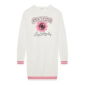 Guess Pletena obleka J5YK09 Z3OF0 Bela Regular Fit