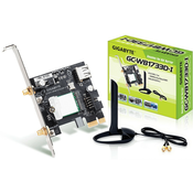 Gigabyte 2x2 802.11ac Dual Band WIFI+BLUETOOTH 5 PCIe (GC-WB1733D-I)