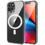 OEM CLEAR MAG COVER (MID) etui, združljiv z MagSafe za IPHONE 17, prozoren