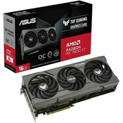 ASUS Video Card AMD Radeon TUF Gaming Radeon RX 7800 XT OC Edition 16GB GDDR6 VGA optimized inside and out for lower temps and durability, PCIe 4.0, 1xHDMI 2.1, 3xDisplayPort 2.1