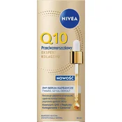 Nivea Q10 serum proti gubam s kolagenom za obraz, vrat in dekolte 30 ml