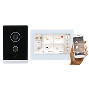 POLICEtech VDO2001G-WP + VDI5007HW VIDEO INTERFON, PORTAFON, IP, PoE, kamera, video nadzor, IOS, Android, alarm