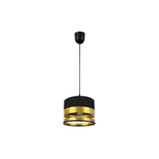 Luster na sajli MILO 1xE27/60W/230V zlatna/crna