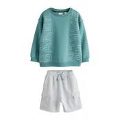 Baker by Ted Baker Komplet svetlo siva/smaragd/bela