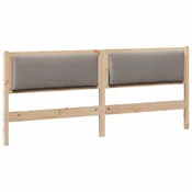 Vidaxl Vzglavje Drugo Rjava 180 cm Trdna borovina