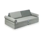 shumee Montessori Comfort Žamet Mini Igralni Zofa Siva
