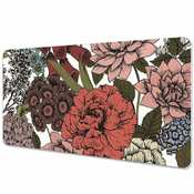 Decormat Podloga za pisalno mizo Jesensko cvetje 100x50 cm